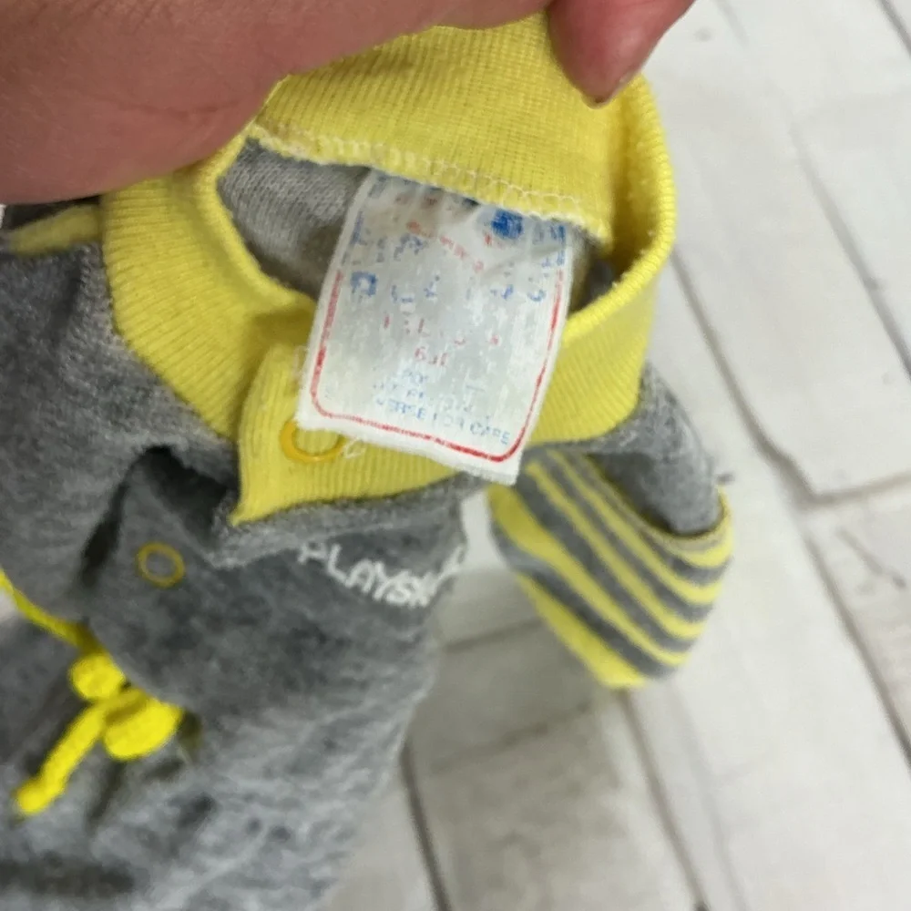 Plays Kool vintage Gray and Yellow Kids One Piece